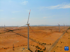 第一阶段32台风电机组已完成安装