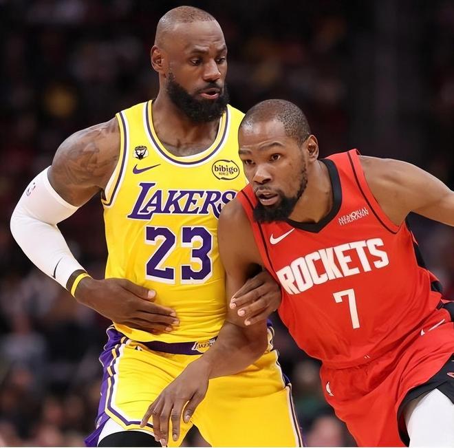 湖人主场力克火箭杜兰特缺阵湖人开门红